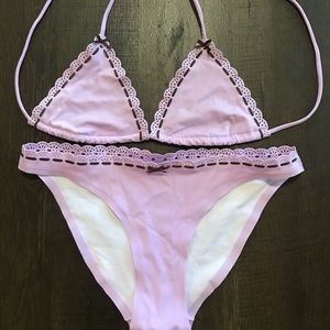 Victoria’s Secret Purple Laser Cut Bikini S/XS